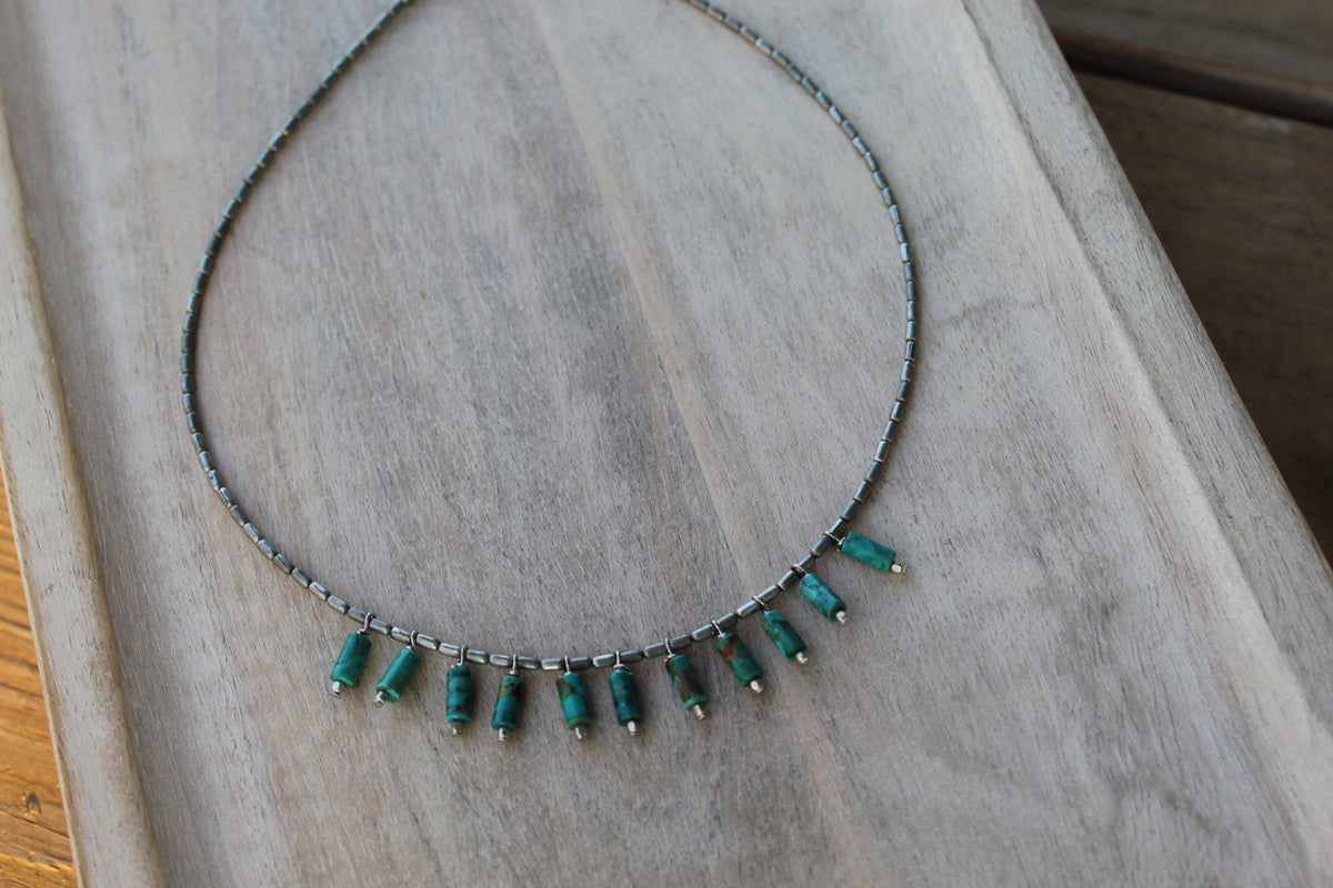Beaded Fringe Necklace