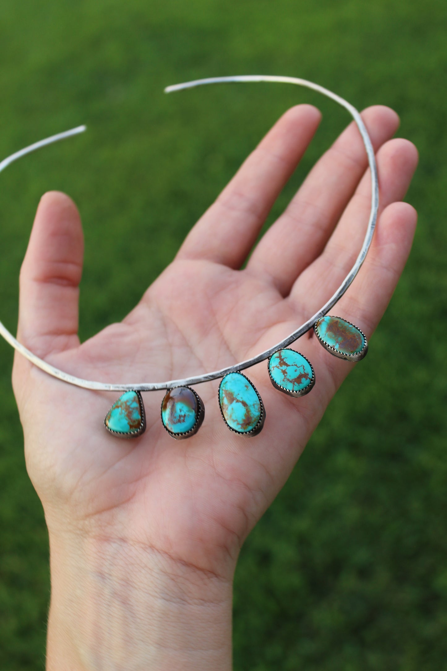 Silver Cuff Necklace (no. 04)