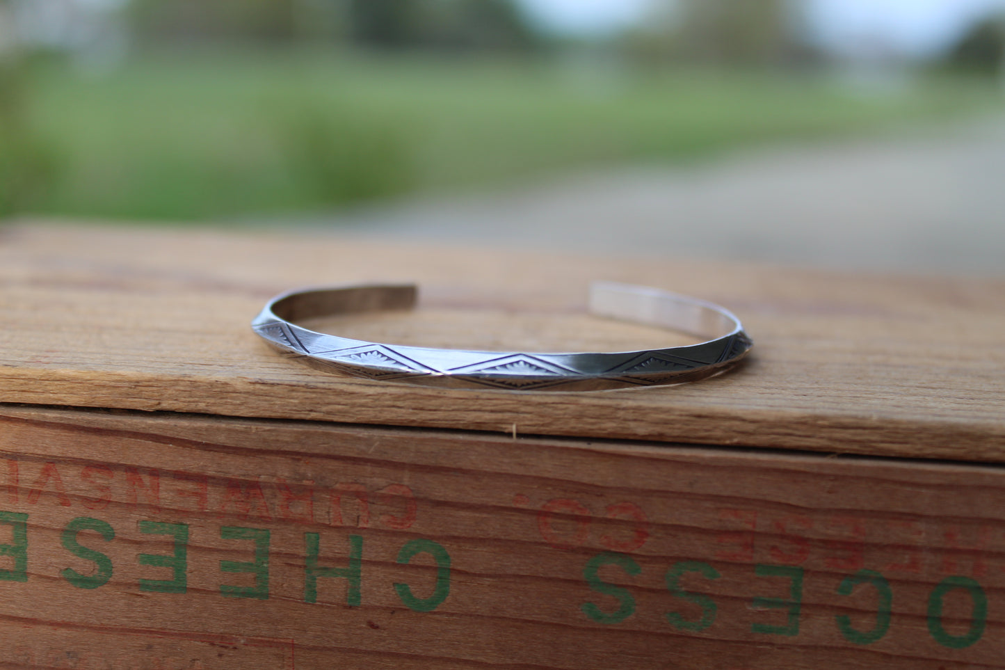 Ridge Silver Cuff