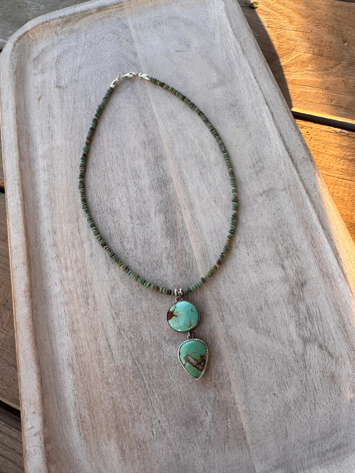 Beaded Pendant Necklace (no. 61)