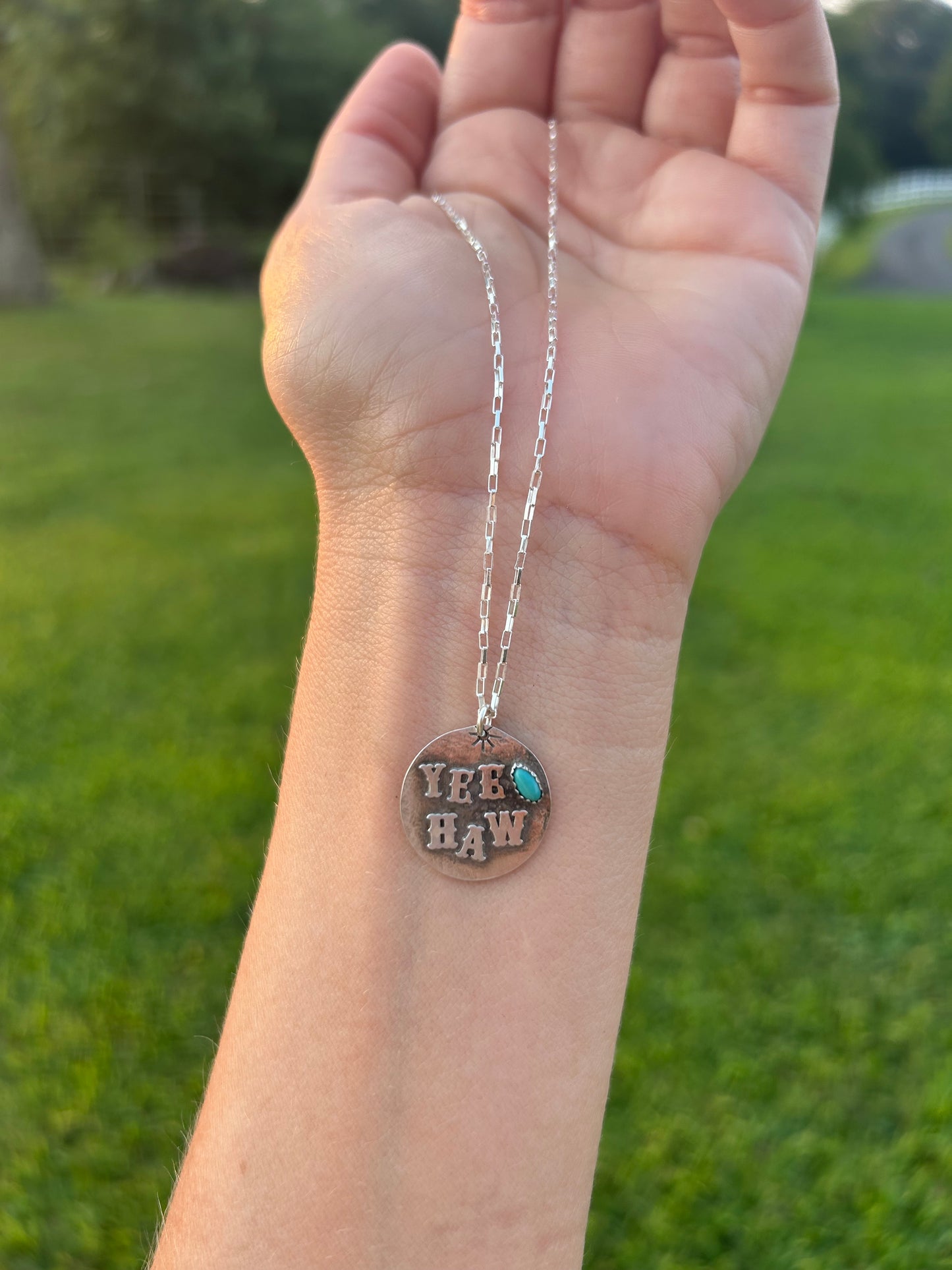 Yee Haw Pendant Necklace