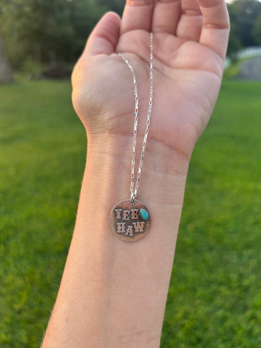 Yee Haw Pendant Necklace
