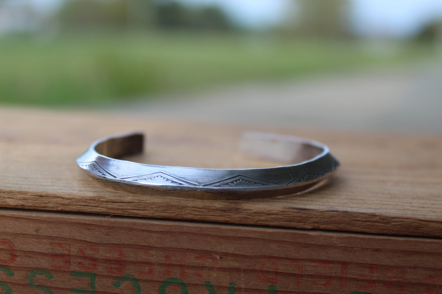 Ridge Silver Cuff