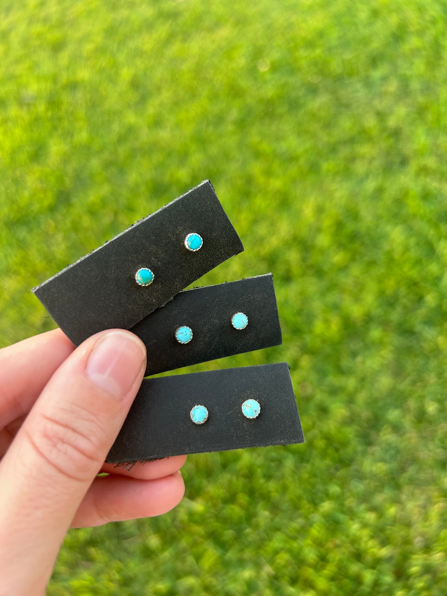 4mm Kingman Stud Earrings