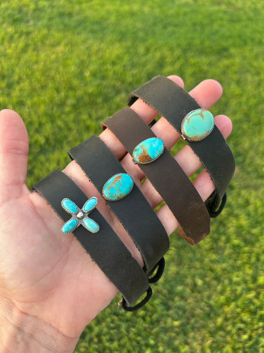 Turquoise Cuff Slides