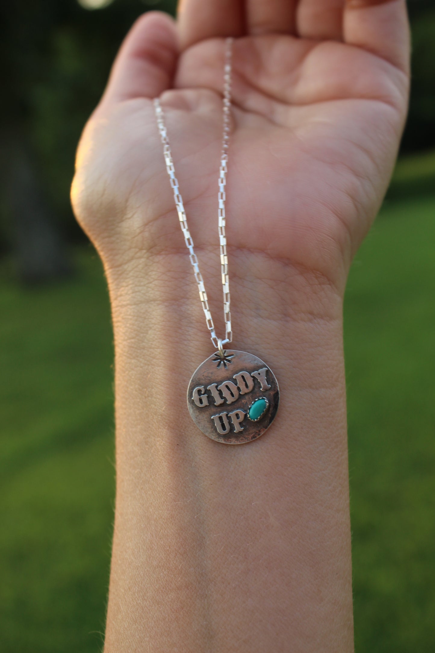 Giddy Up Pendant Necklace