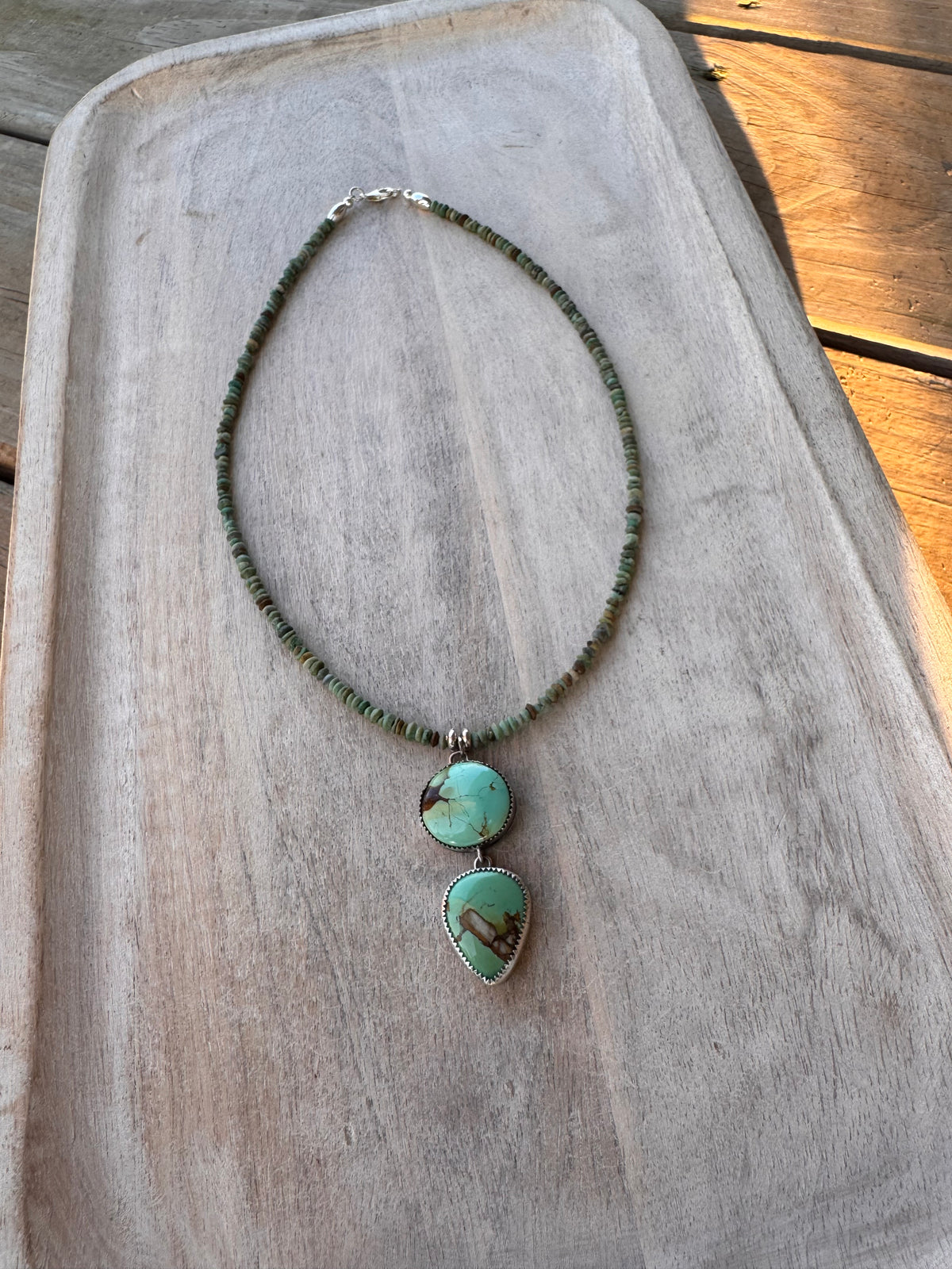 Beaded Pendant Necklace (no. 61)