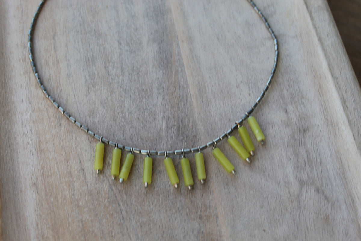 Beaded Fringe Necklace