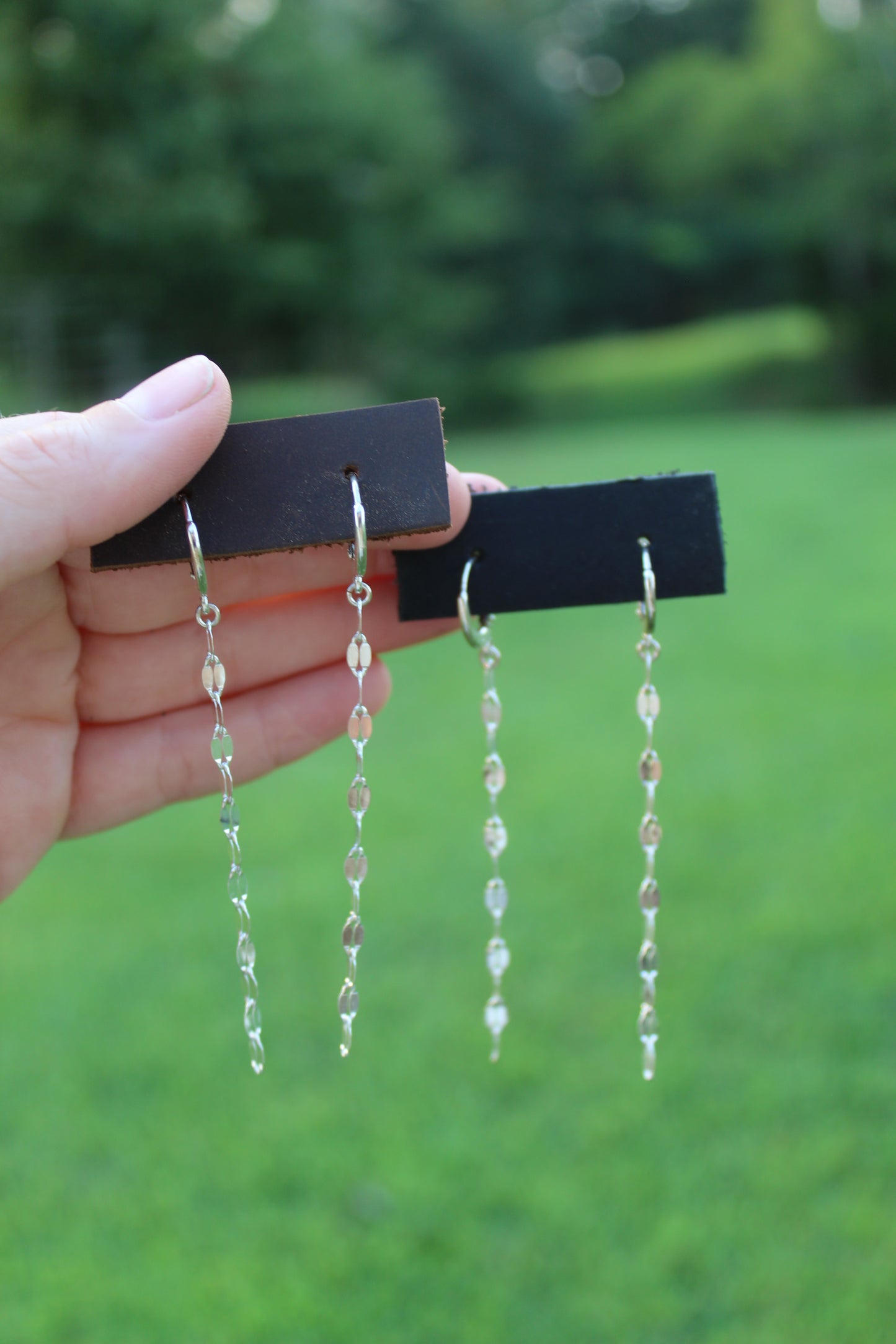 Silver Drop Earrings