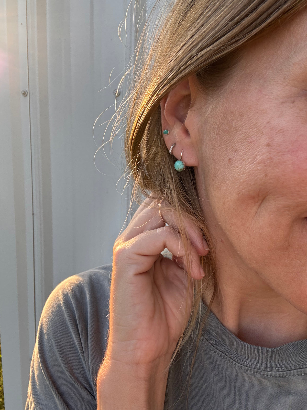 Drop Stud Earrings - made to order
