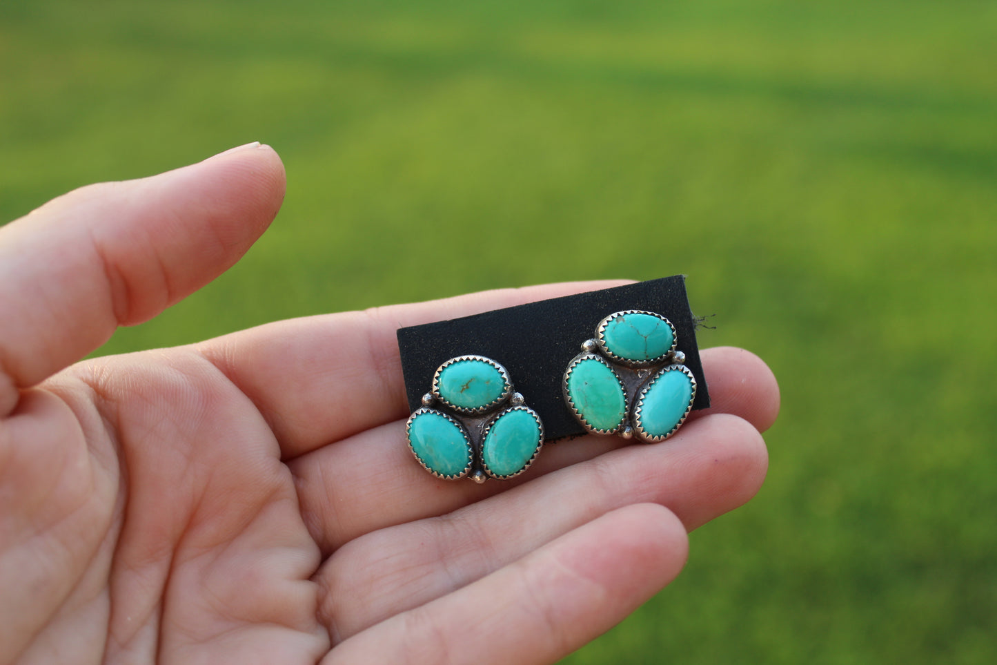Tri Stud Earrings