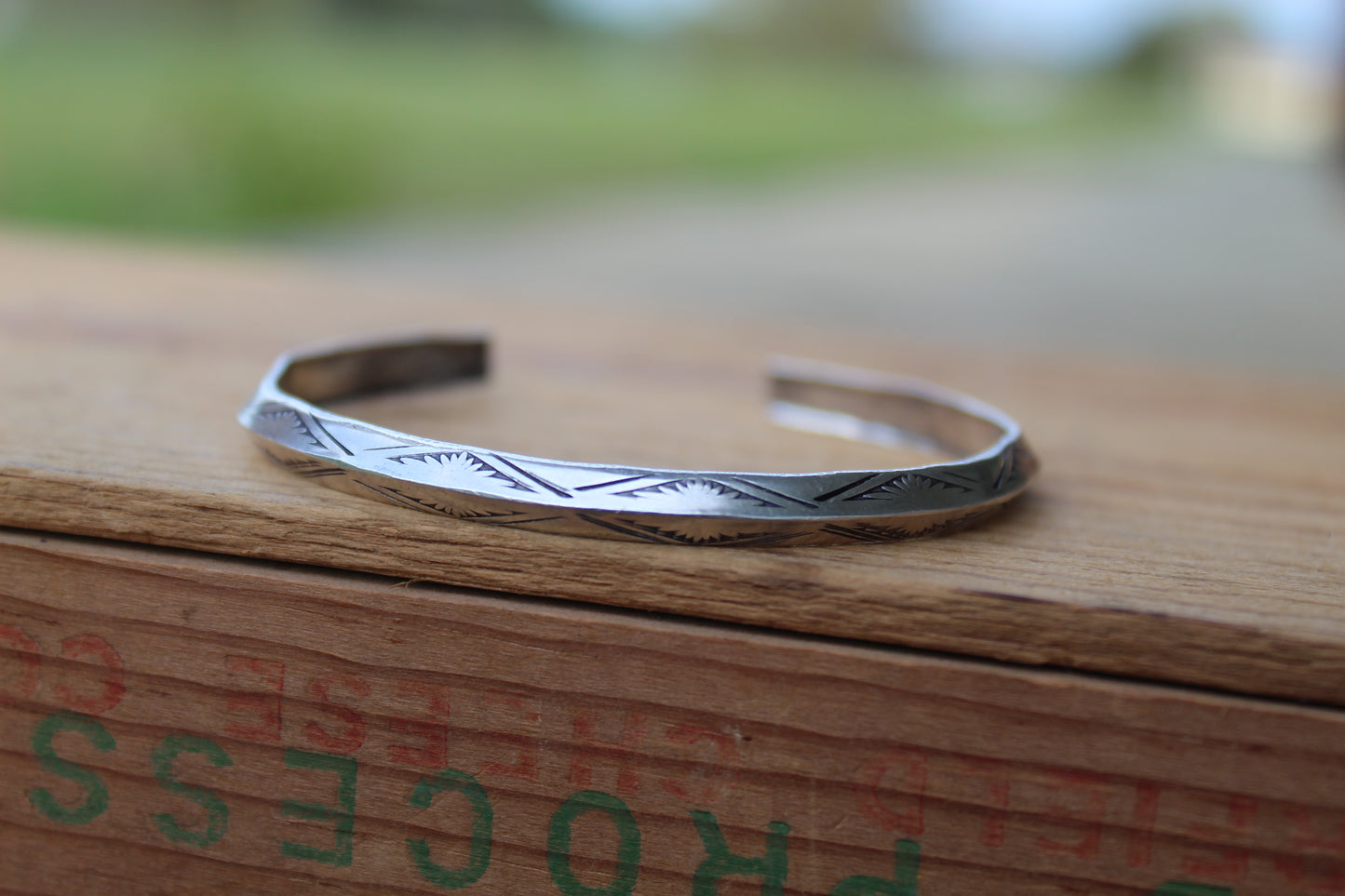 Ridge Silver Cuff