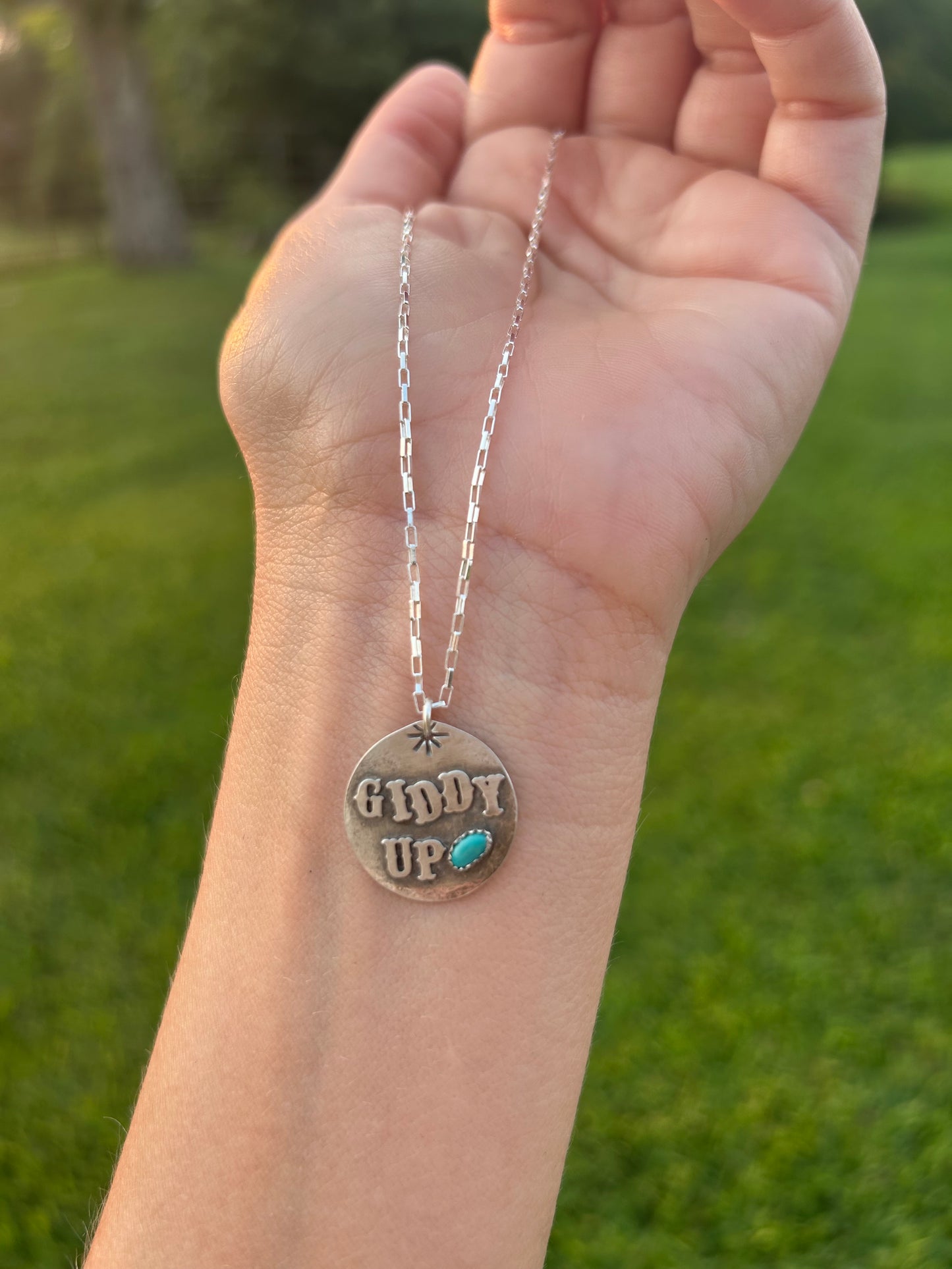 Giddy Up Pendant Necklace