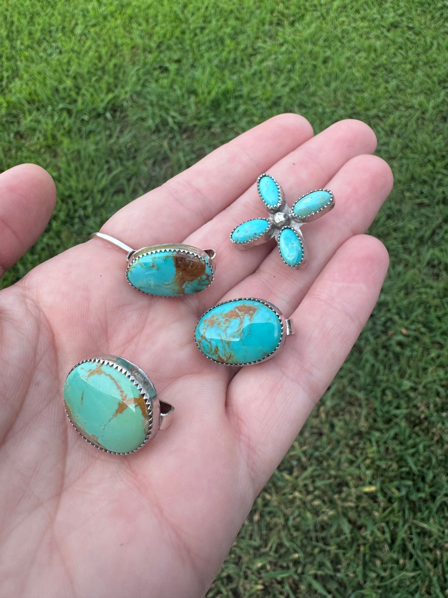 Turquoise Cuff Slides