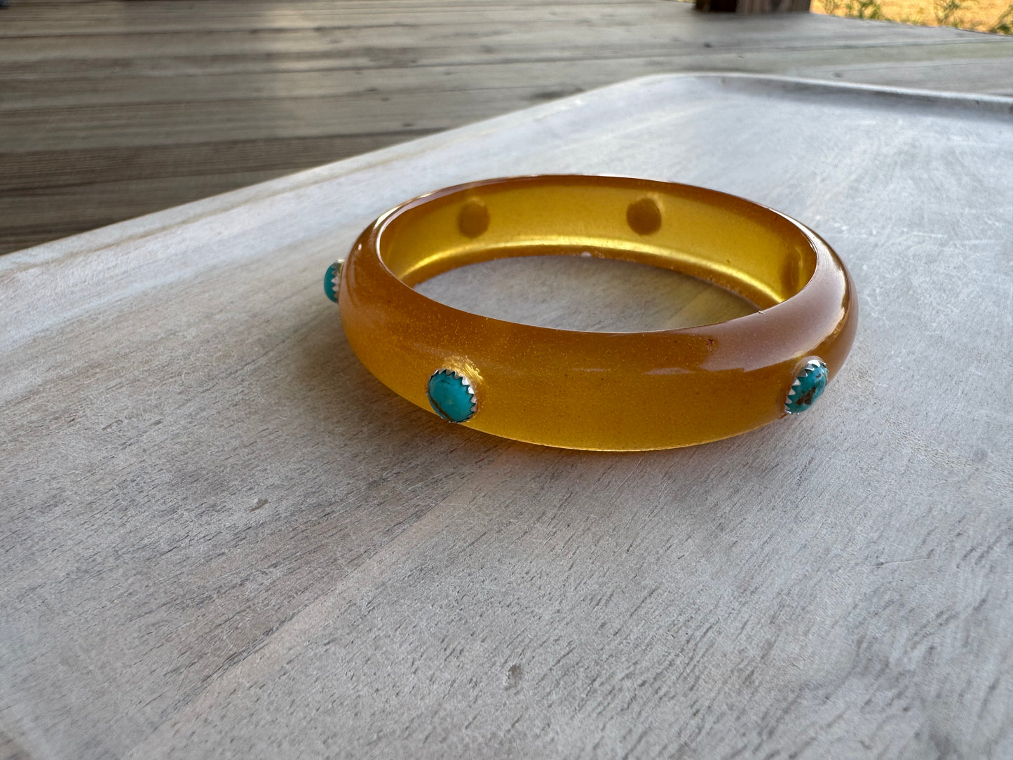 Resin Bangles - Set of 3
