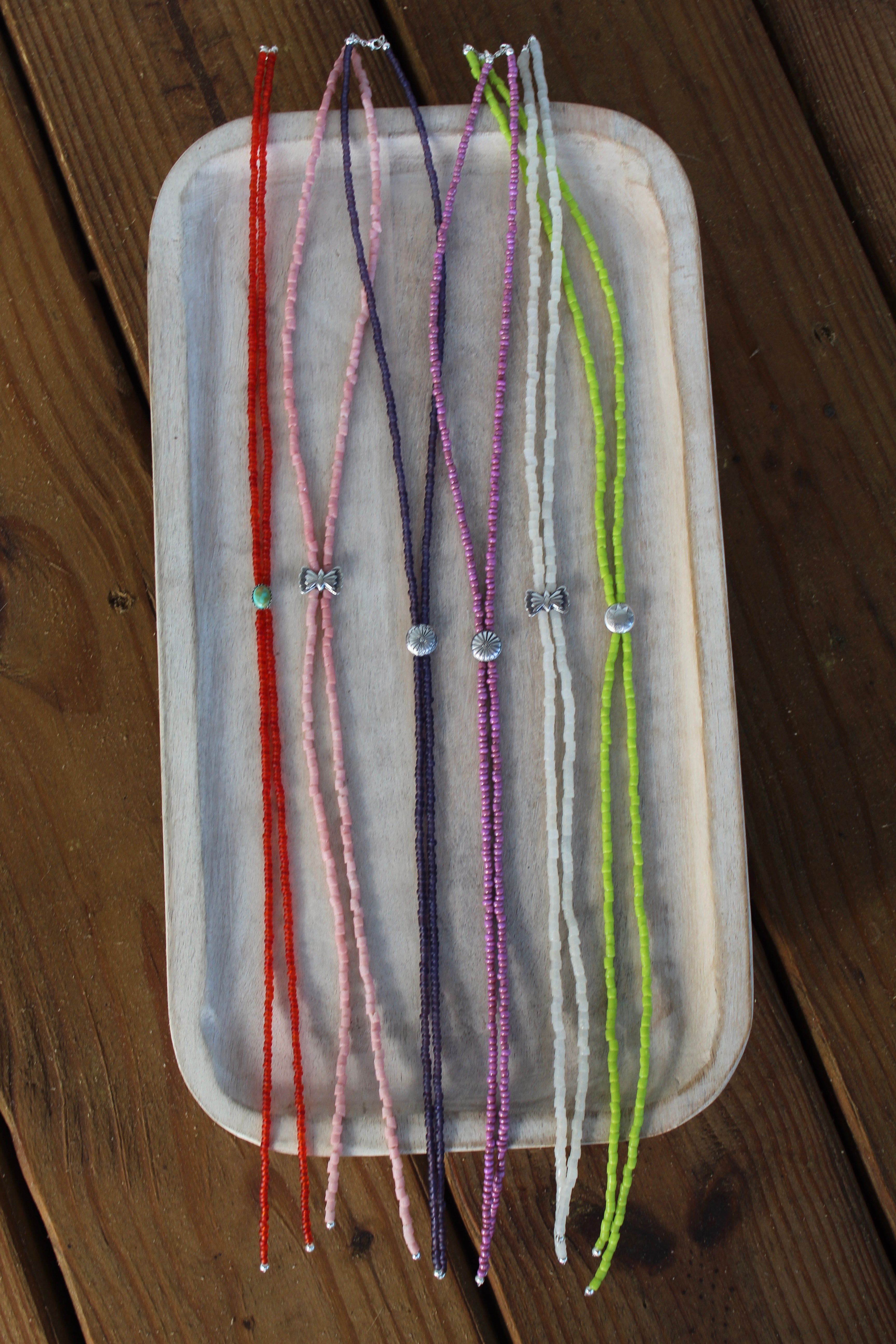 Beaded Bolo Necklace