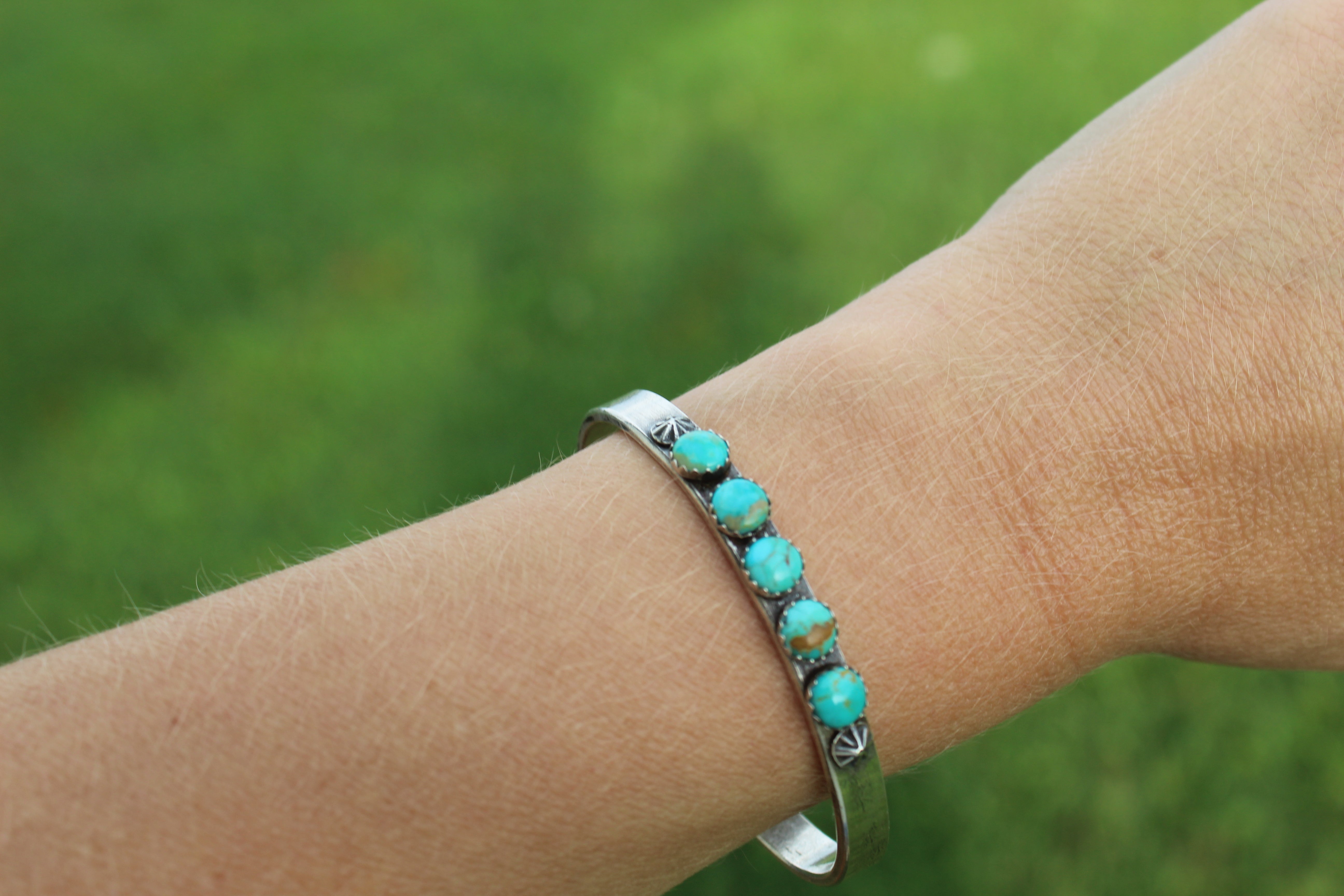 Five Stone Kingman Cuff - made to order