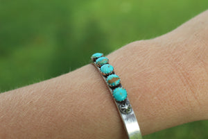 Five Stone Kingman Cuff - made to order