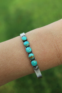 Five Stone Kingman Cuff - made to order
