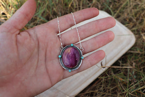 Turquoise Pendant Necklace (no. 34)