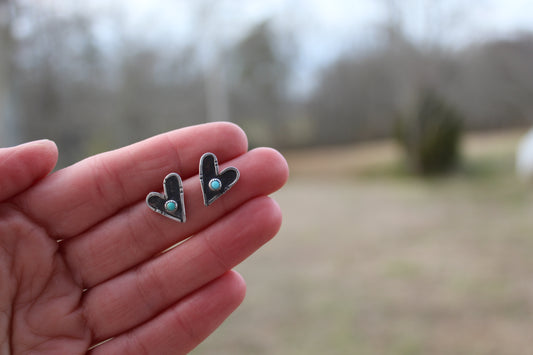 Heart Stud Earrings - preorder