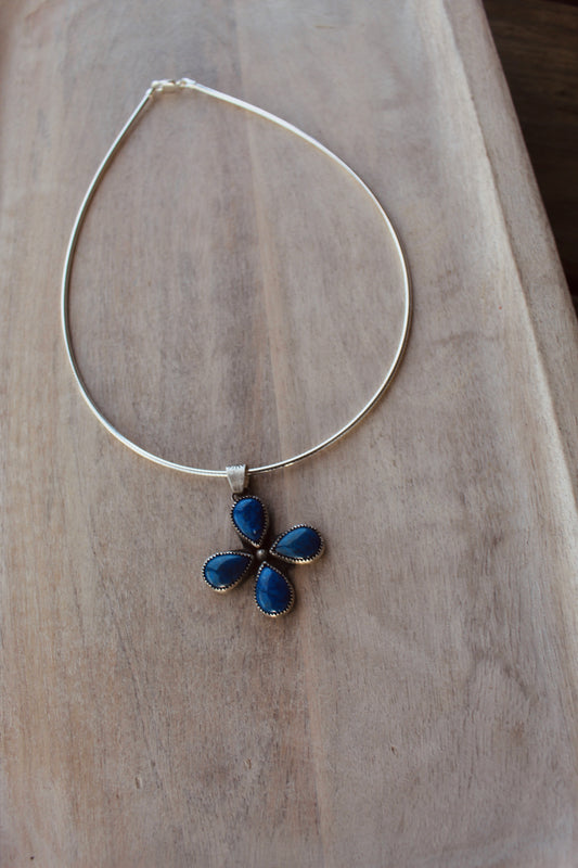 Lapis Cross Pendant