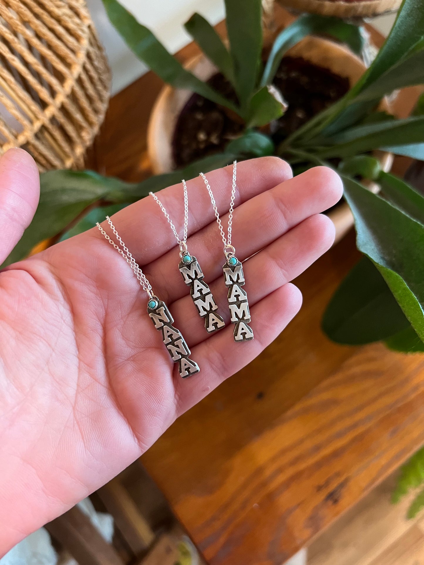 Silver Mama Necklace