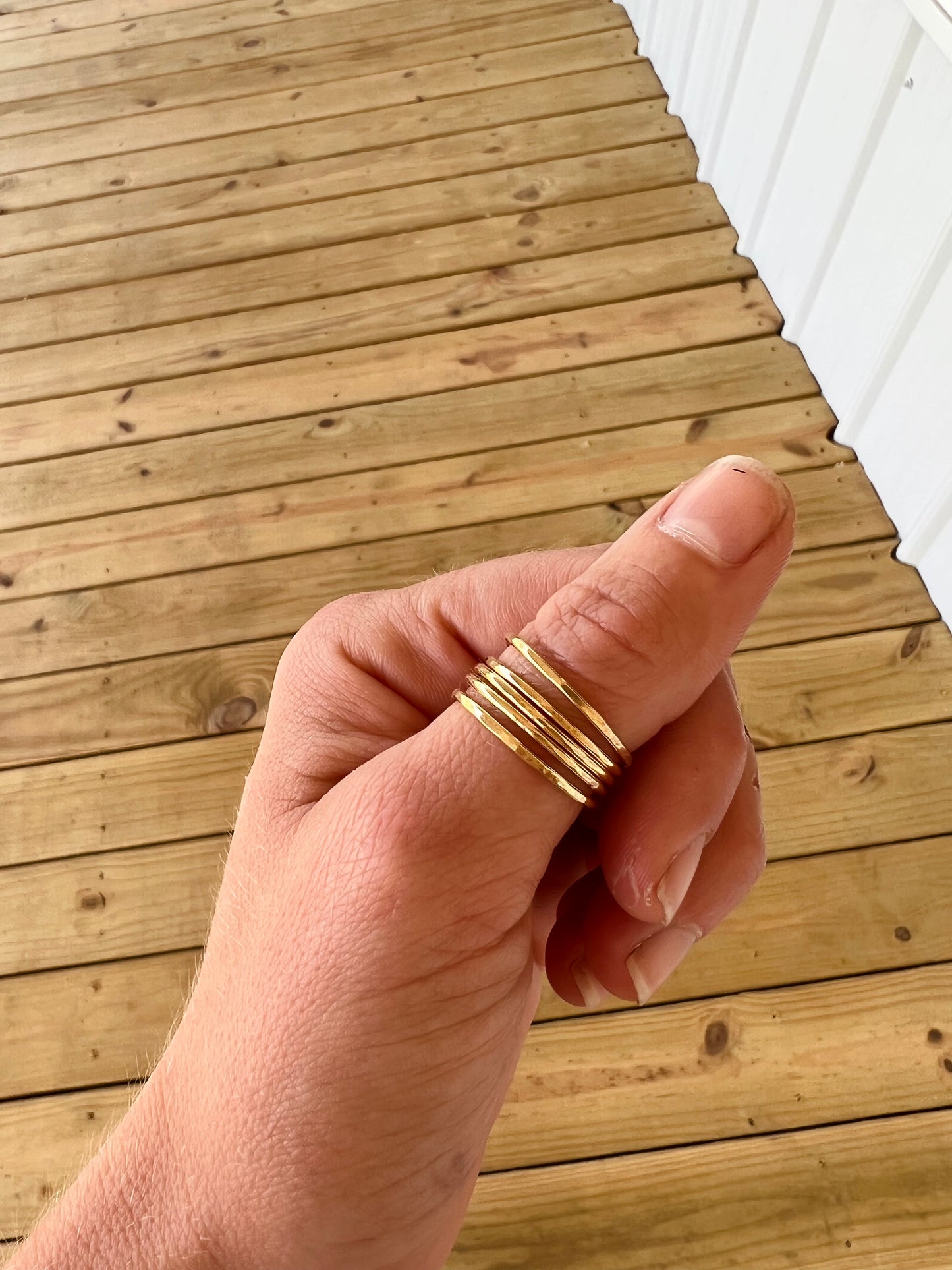 Gold Filled Stacker Rings