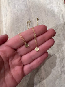 Custom Tiny Initial Necklace